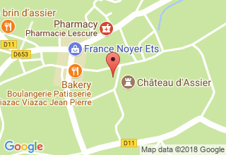 Plan de localisation de Delfaud Daniel