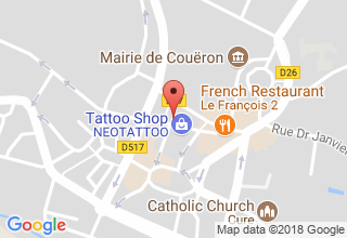 Plan de localisation de Menuiserie Christophe Bonnet