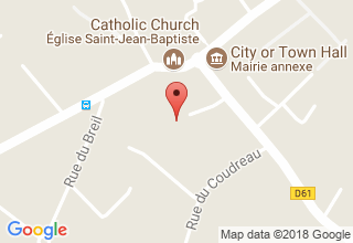 Plan de localisation de Merlet Jean-Luc (EURL)
