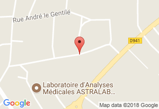 Plan de localisation de Morange Lucien