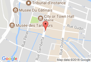 Plan de localisation de Guitard Claude