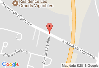 Plan de localisation de Bideau Bernard