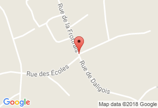 Plan de localisation de Brissaud Patrick