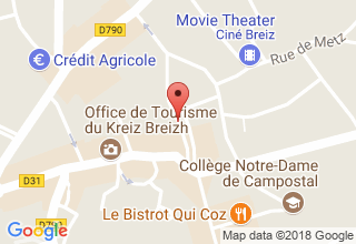 Plan de localisation de Le Foll Claude