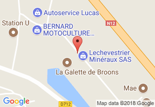 Plan de localisation de Menuiserie Christian Berhault