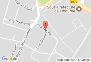 Plan de localisation de Moreau Bernard