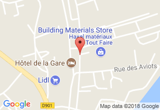 Plan de localisation de Haxel (SA)