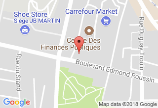Plan de localisation de Levallois Roland