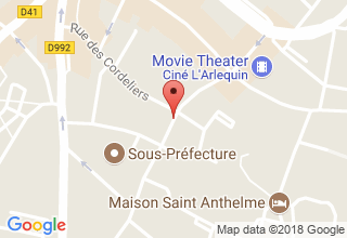 Plan de localisation de Mermet Jack