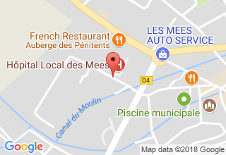 Plan de localisation de Hôpital Local des Mées