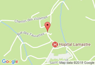 Plan de localisation de HOPITAL LAMASTRE