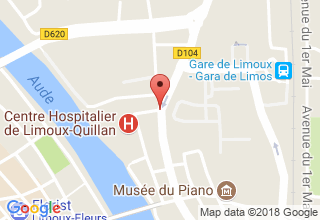 Plan de localisation de HOPITAL LOCAL DE LIMOUX