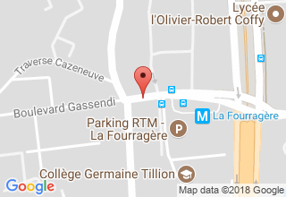 Plan de localisation de CMP St Barnabe