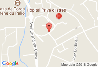Plan de localisation de Hopital Privé d Istres