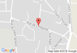 Plan de localisation de Hôpital Rural Saint Honoré