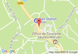 Plan de localisation de Hôpital Local de Saulieu