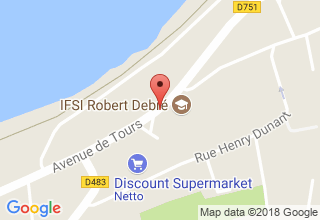 Plan de localisation de Institut De Formation En Soins