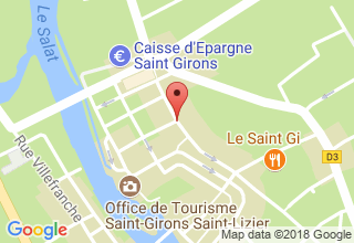 Plan de localisation de Rieu Sylve-René