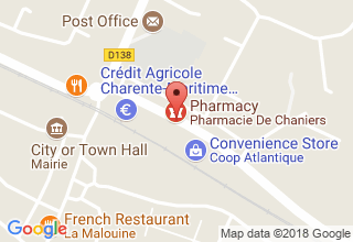 Plan de localisation de Lefèvre François
