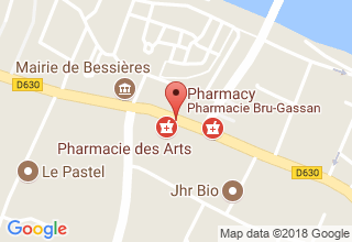 Plan de localisation de Decoster Pierre