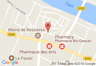 Plan de localisation de Douat Elise