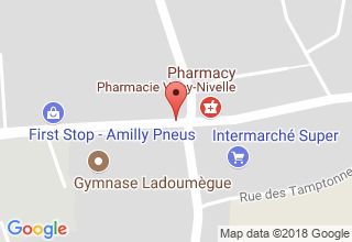 Plan de localisation de Pinson Michel