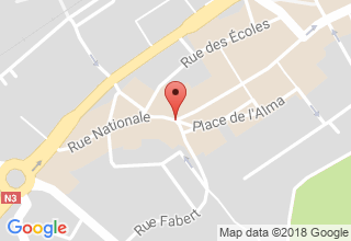 Plan de localisation de Delessard-Zeler Simone
