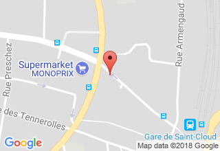Plan de localisation de Poels Jacques