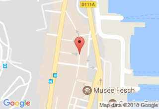 Plan de localisation de Giustiniani Fanny