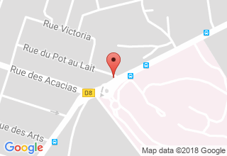 Plan de localisation de Meraud Jean-Pierre