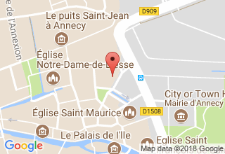 Plan de localisation de Mathieu Bernard