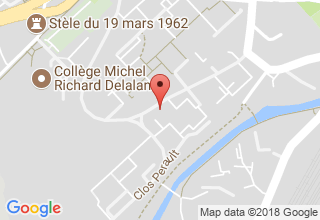 Plan de localisation de Wauthier Bernadette