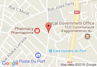 Plan de localisation de Akoun Jean
