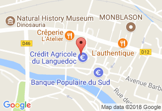 Plan de localisation de Roux Gérard