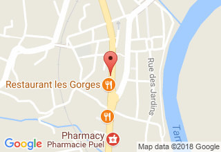 Plan de localisation de Granier Martine