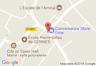Plan de localisation de Sadrant Michèle