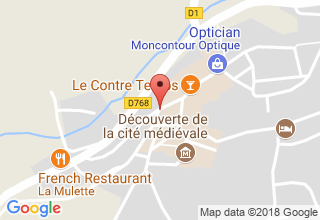 Plan de localisation de Castel Frédéric