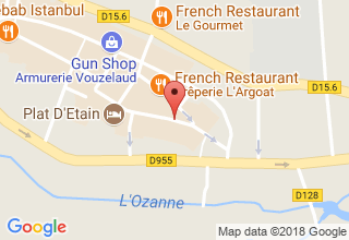 Plan de localisation de Perrineau Christèlle