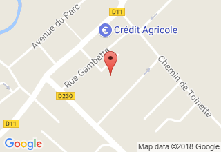 Plan de localisation de Demeret Corinne