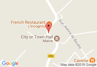 Plan de localisation de Lefèvre Christine