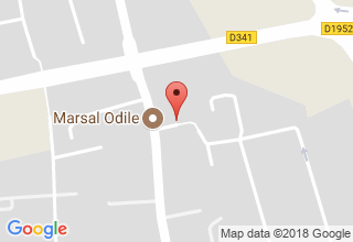Plan de localisation de Maricau Frédéric