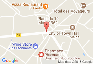 Plan de localisation de Crouzillat Philippe