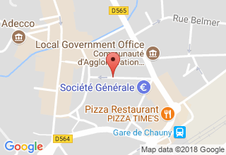 Plan de localisation de Parmentier Rémy