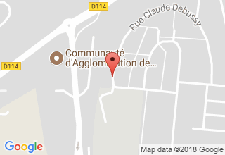 Plan de localisation de Debussy (SCM)