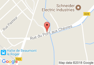 Plan de localisation de Duclos Florence